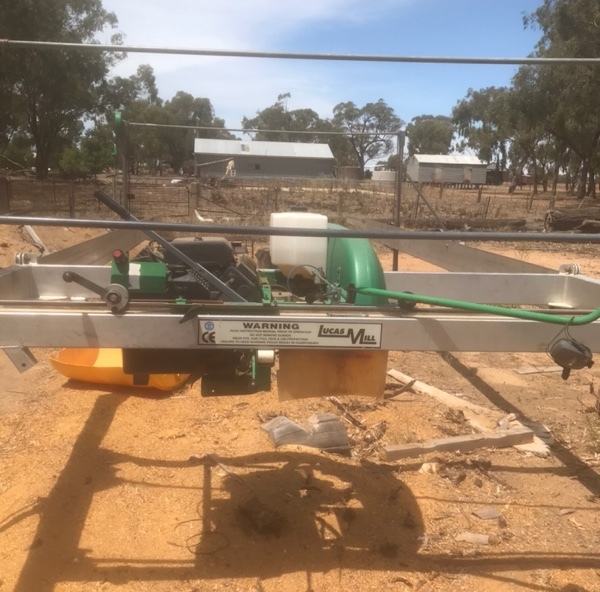 Lucas portable timber mill Farm Tender