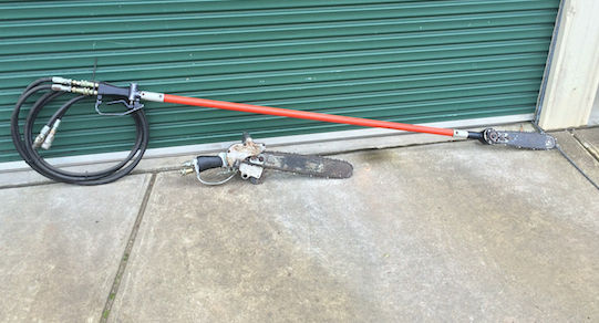 Stanley hydraulic pole-saw \u0026 Fairmont 